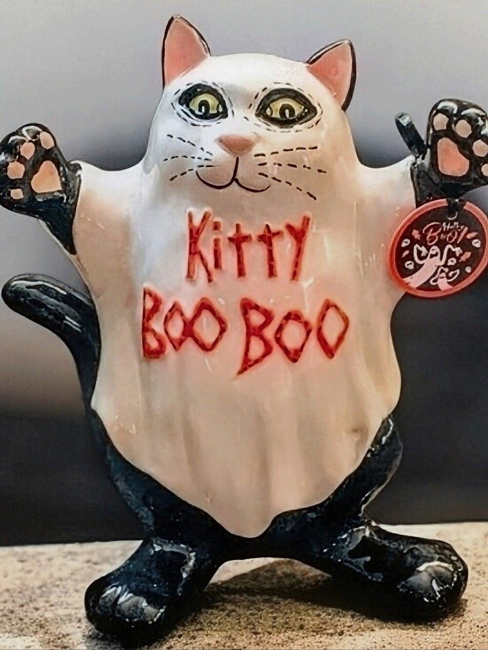 NWT 2022 Blue Sky Kitty Boo Boo Black Cat Ghost Heather Goldsmith - Picture 10 of 13